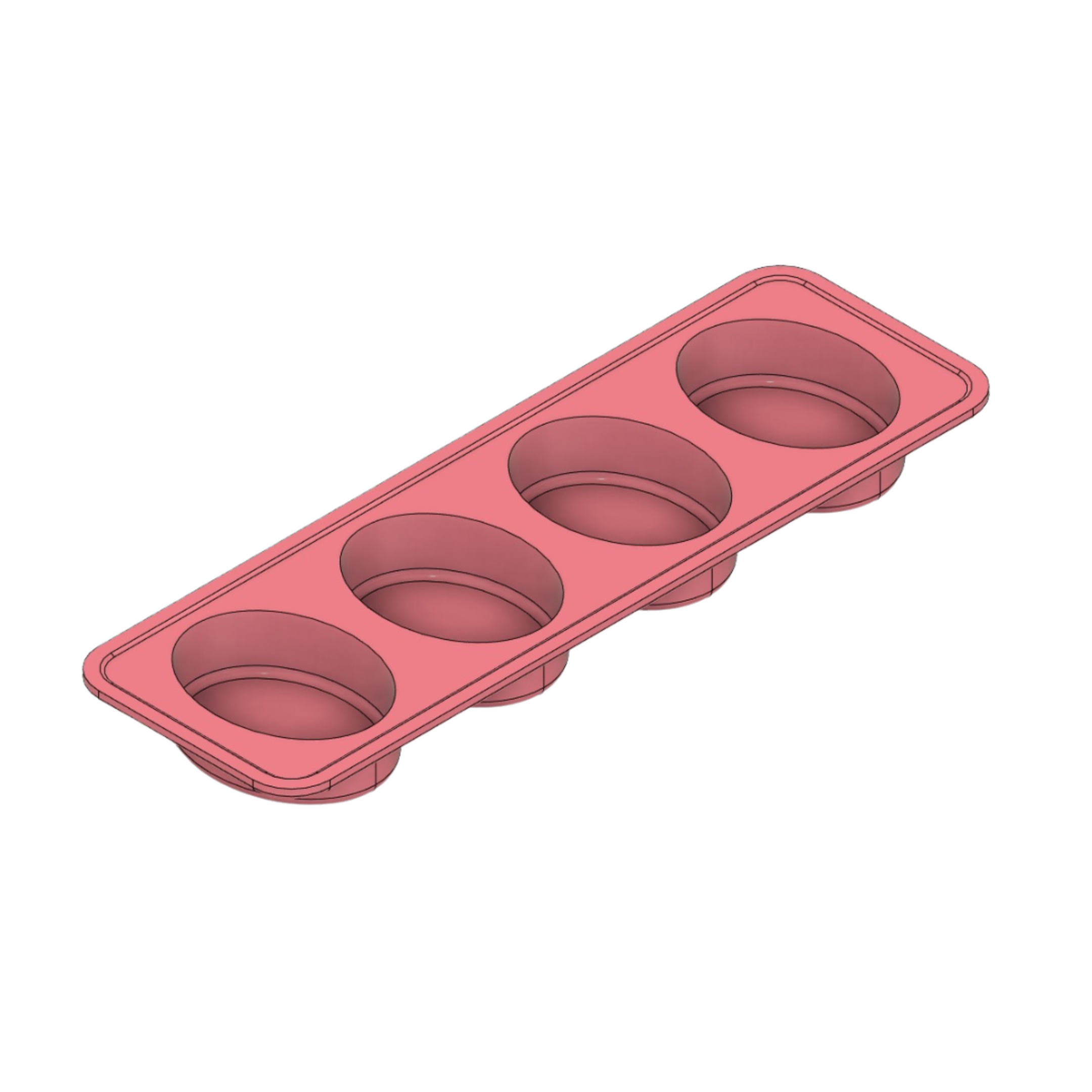 125ml Oval Soap Mould - The Mould Story