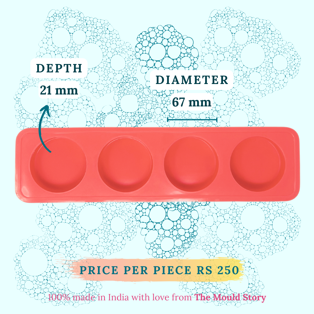 75ml Round Soap Mould - The Mould Story