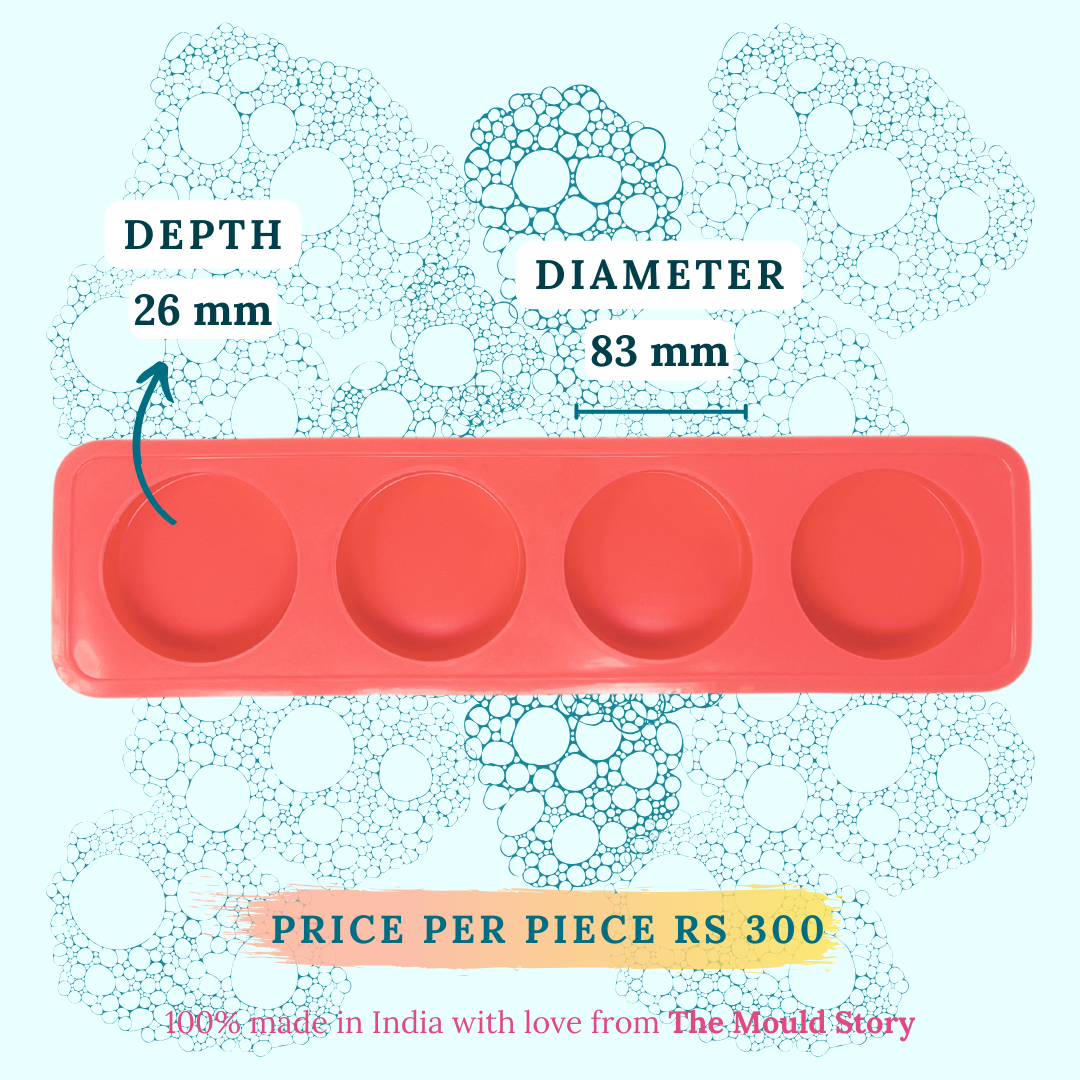 125ml Round Soap Mould - The Mould Story