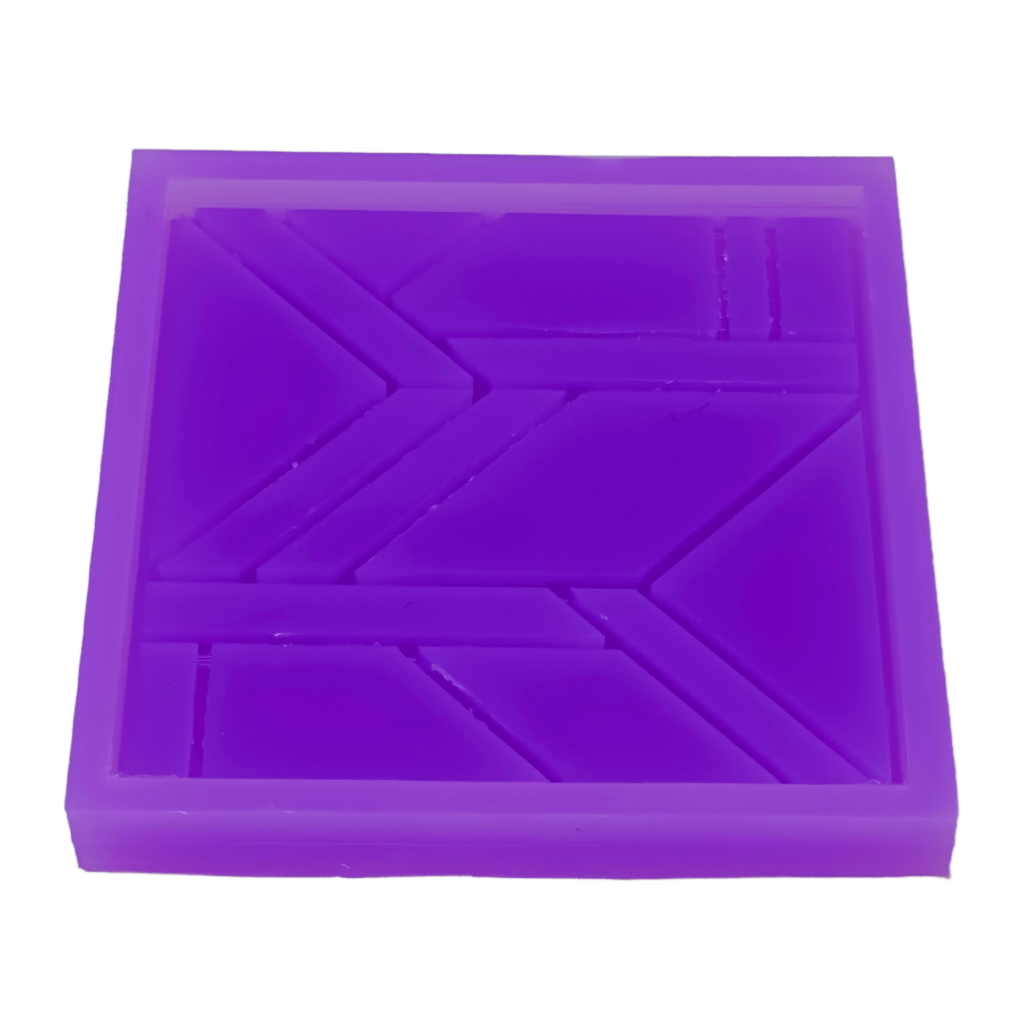 Deco Square Mosaic Coaster Mould - 1