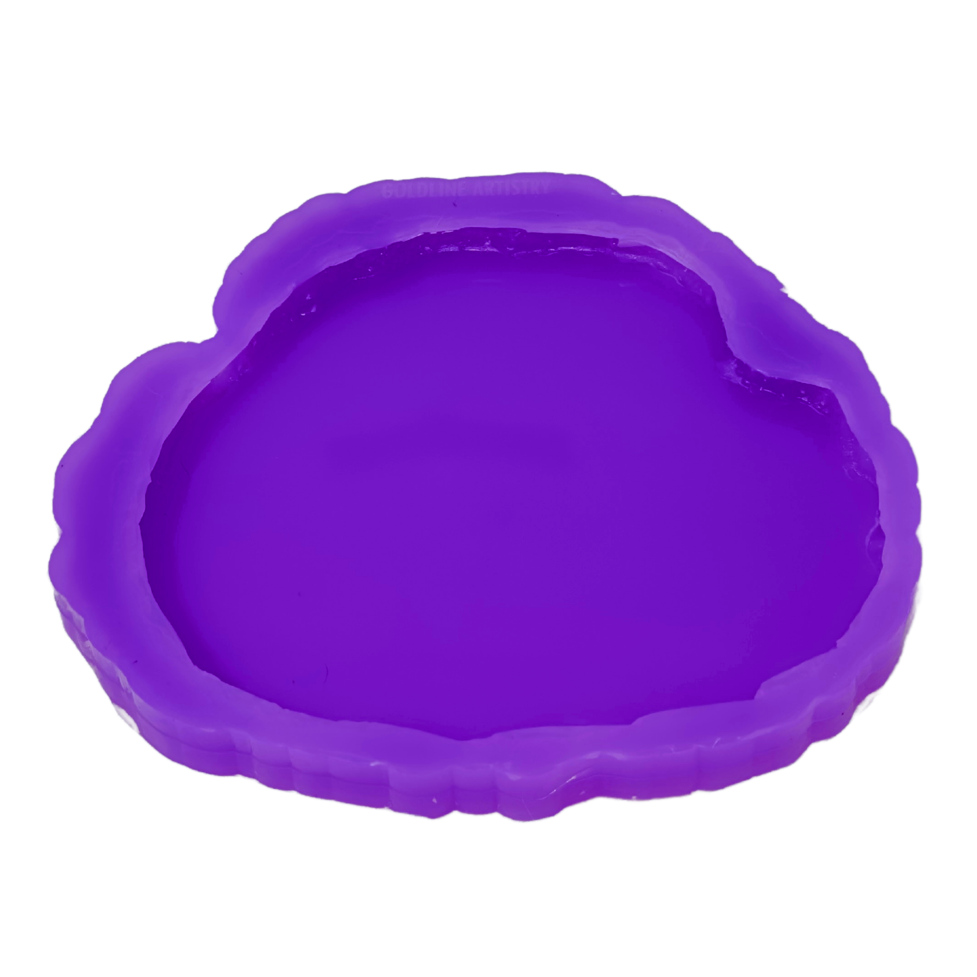 Agate Edged Coaster Mould - 1