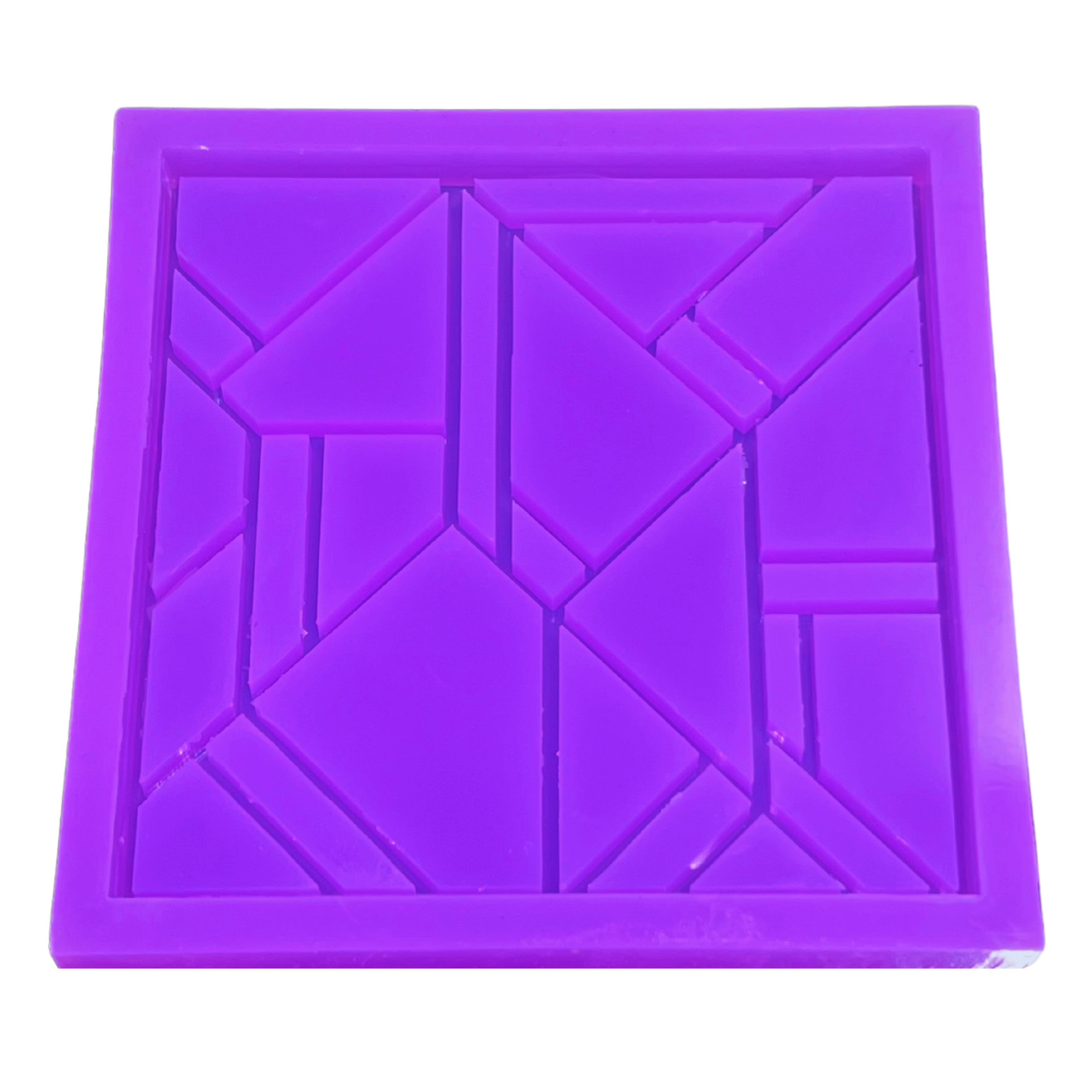 Deco Square Mosaic Coaster Mould - 4