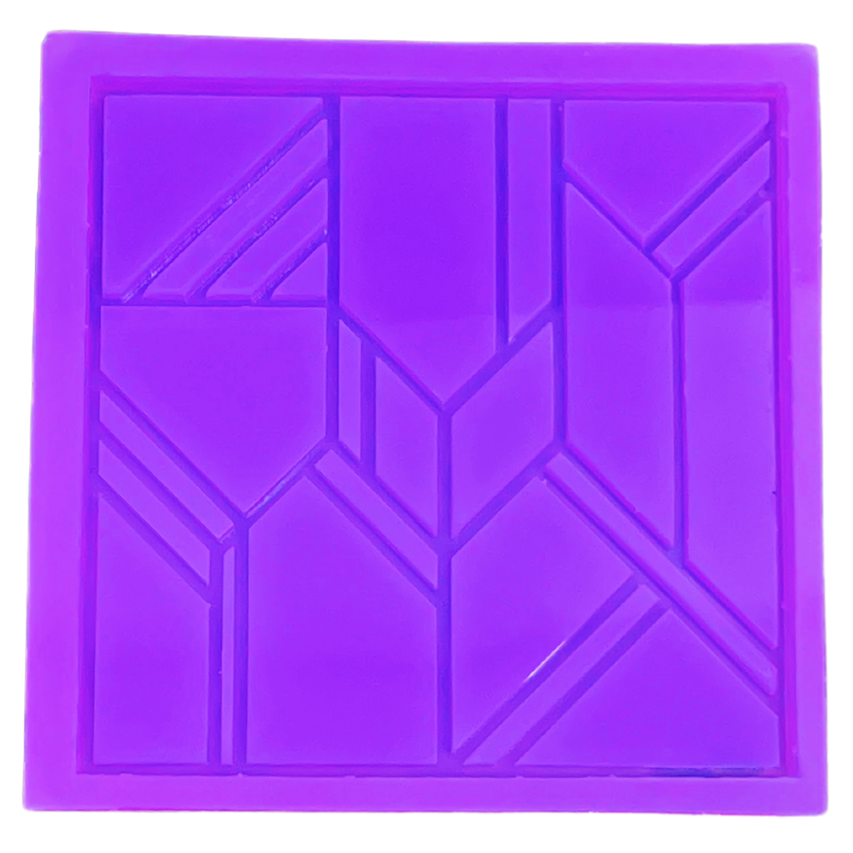 Deco Square Mosaic Coaster Mould - 2