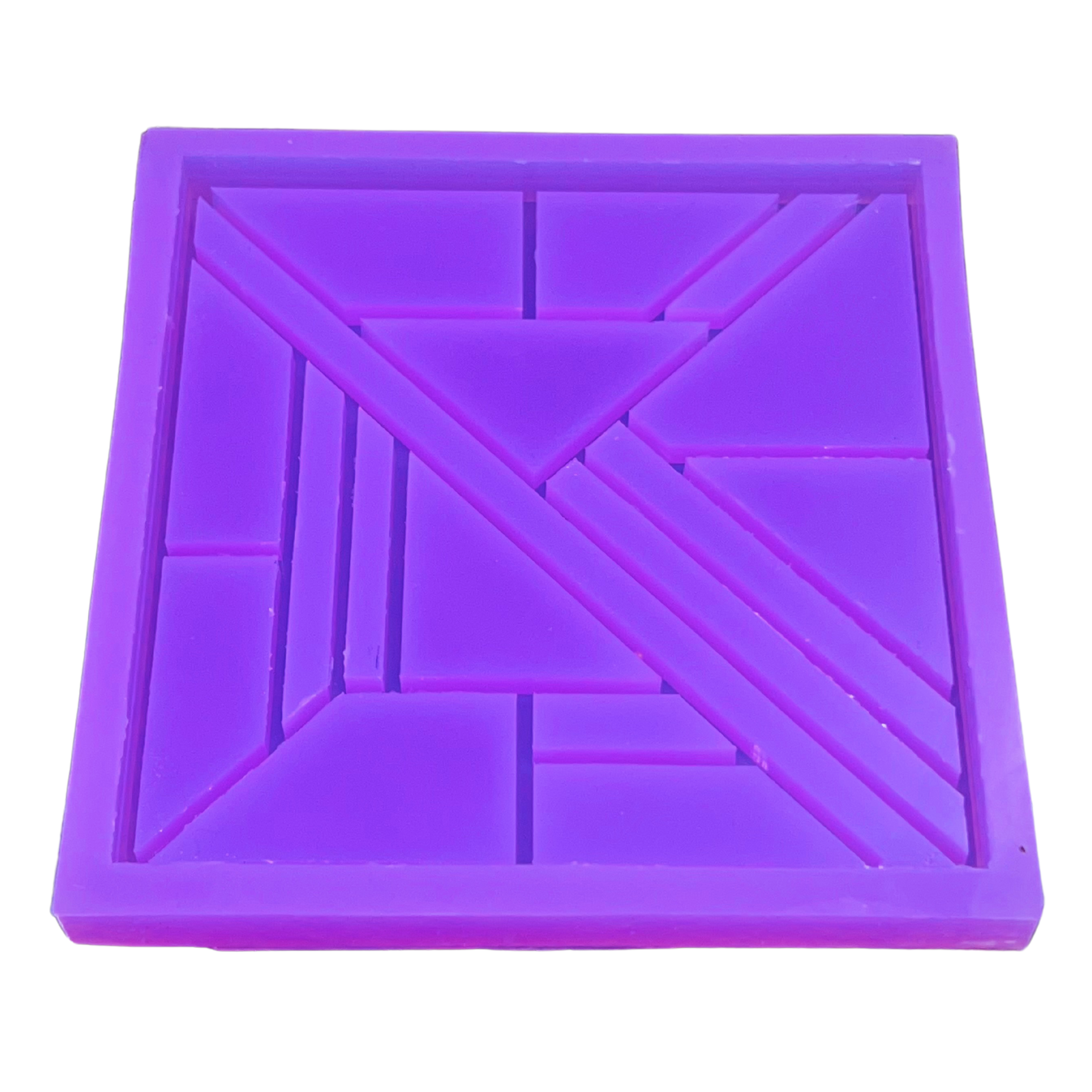 Deco Square Mosaic Coaster Mould - 3