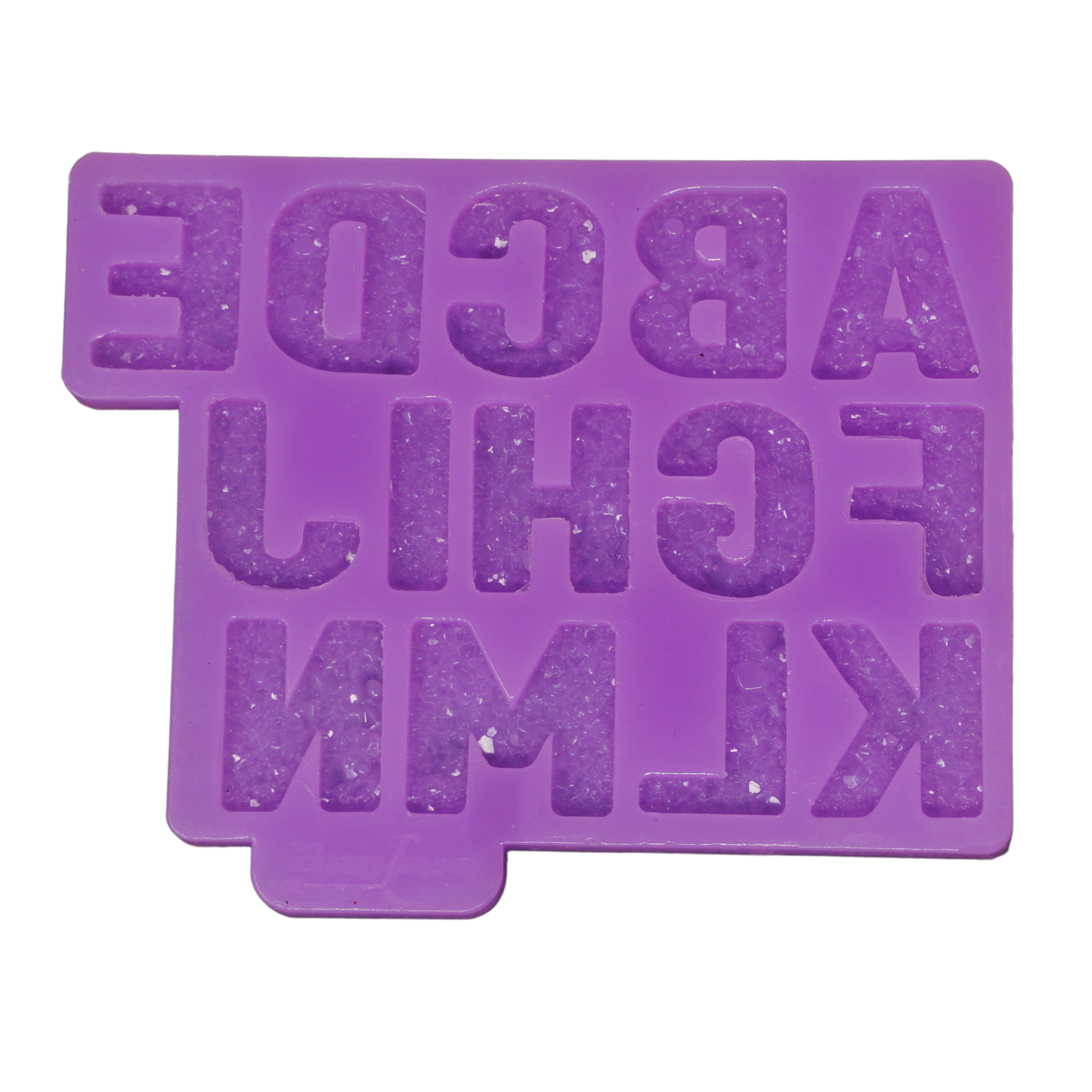 1.25 Inch Druzy Alphabet Mould