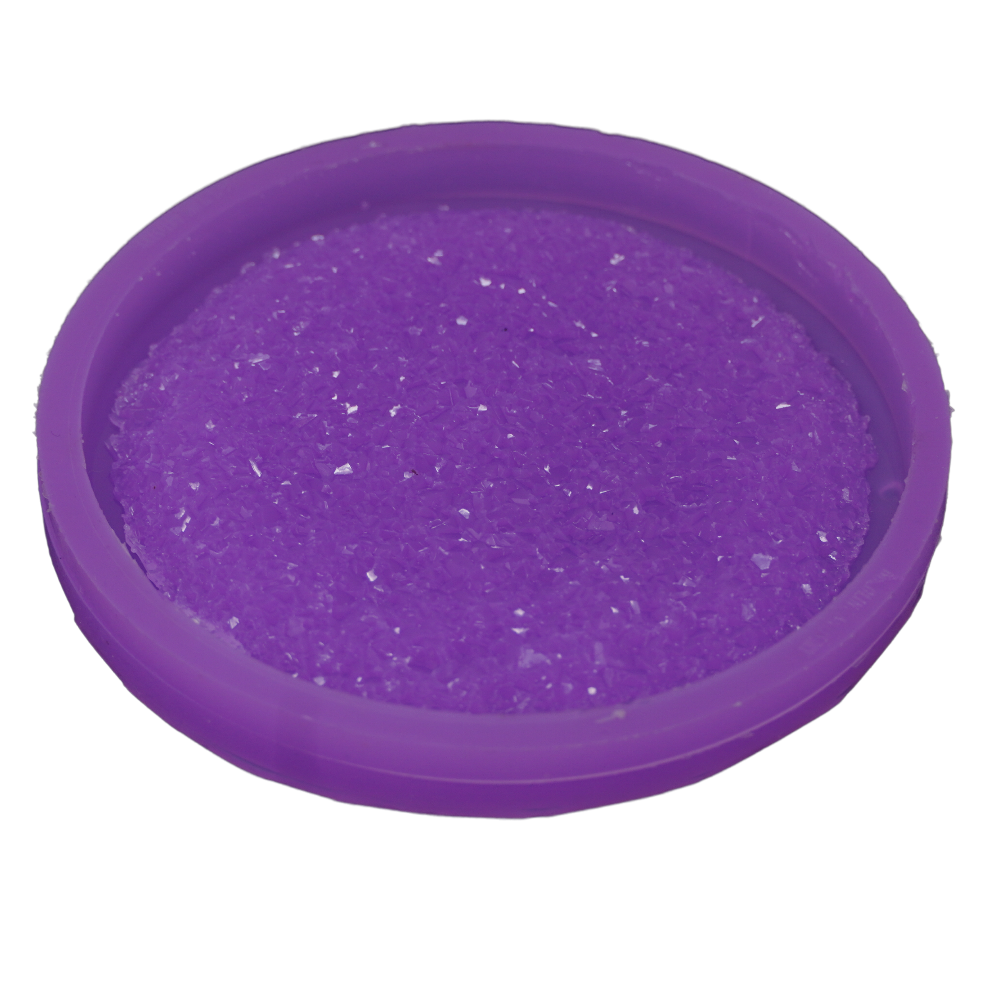 5 Inch Round Druzy Tray Mould - Small Grain