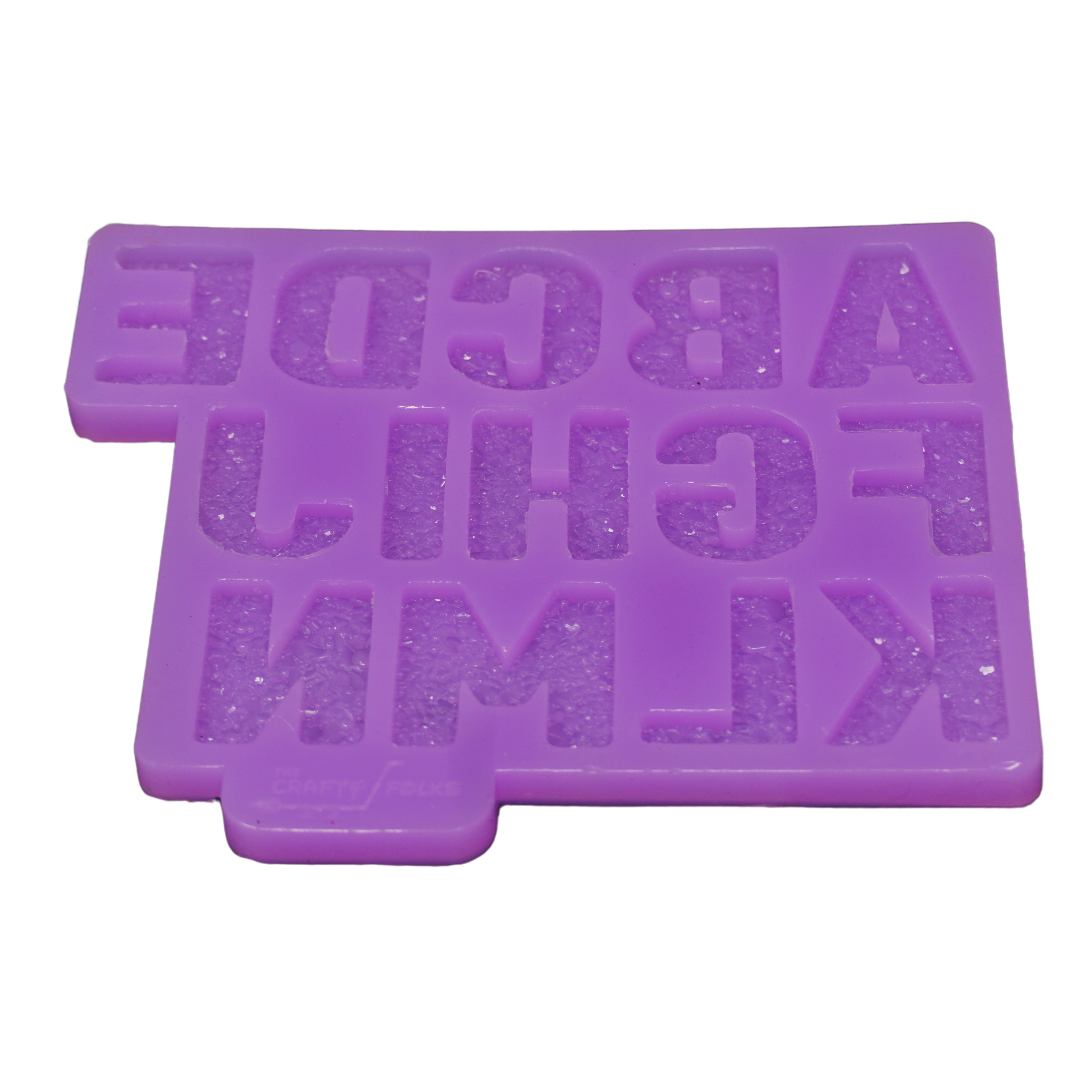 1.25 Inch Druzy Alphabet Mould