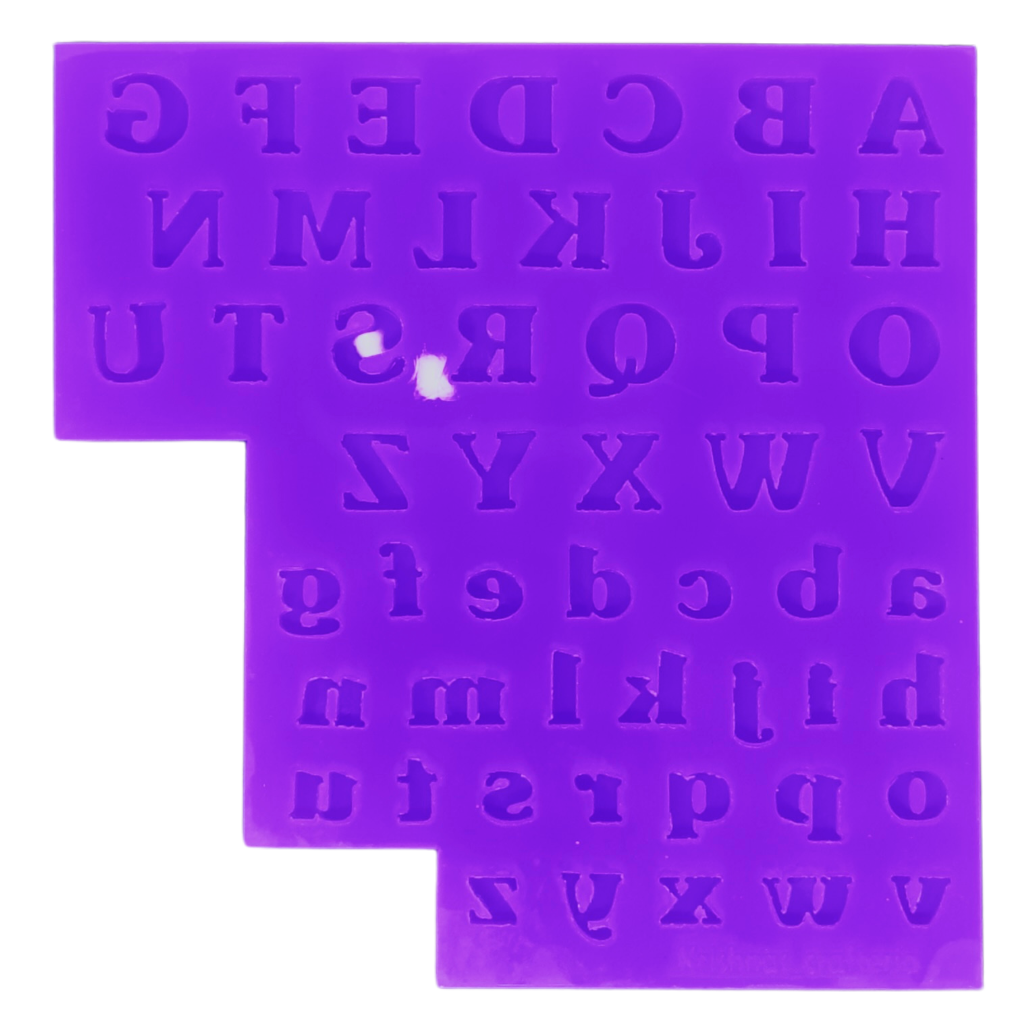 Uppercase and Lowercase Alphabet Palette Mould