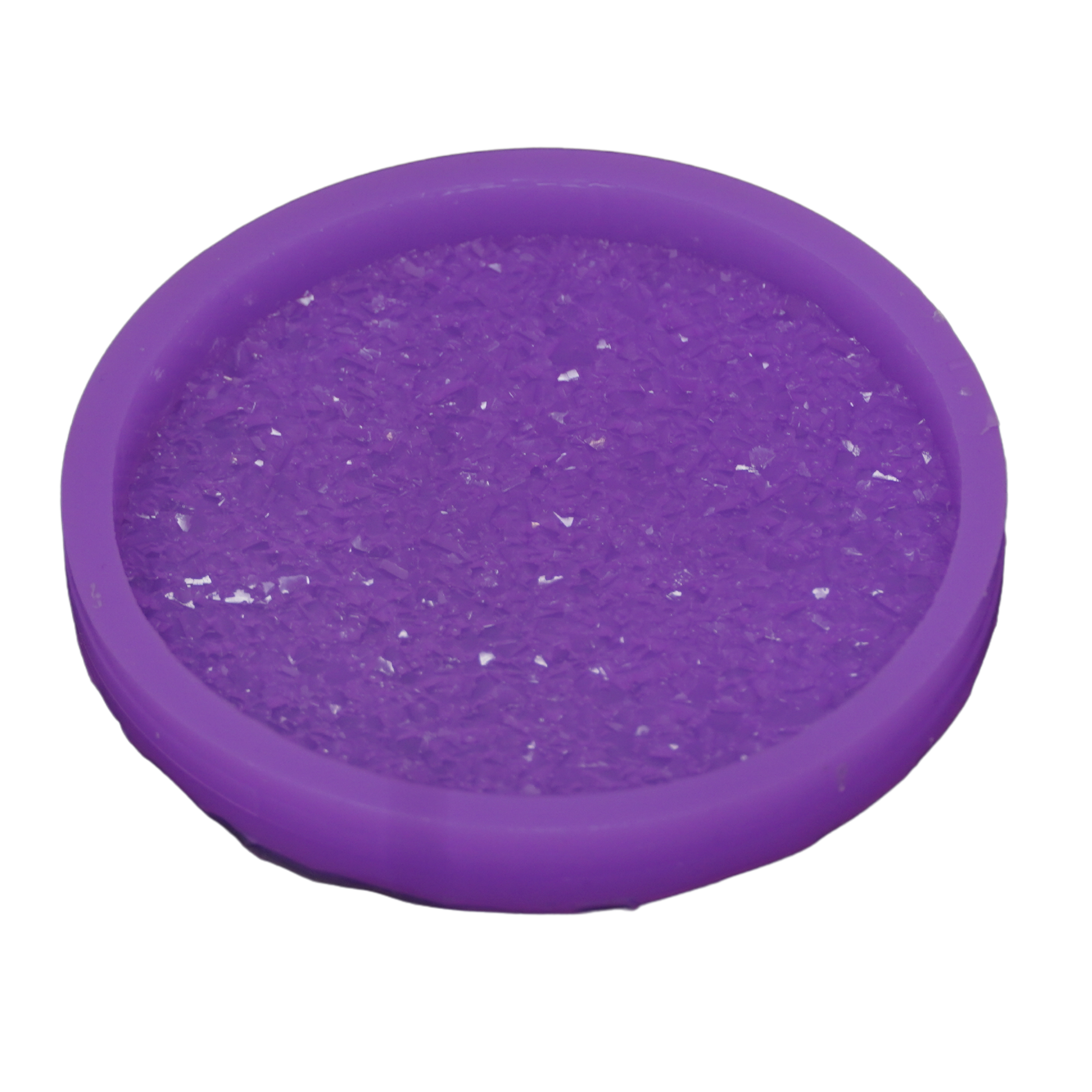 3.5 Inch Round Druzy Coaster Mould