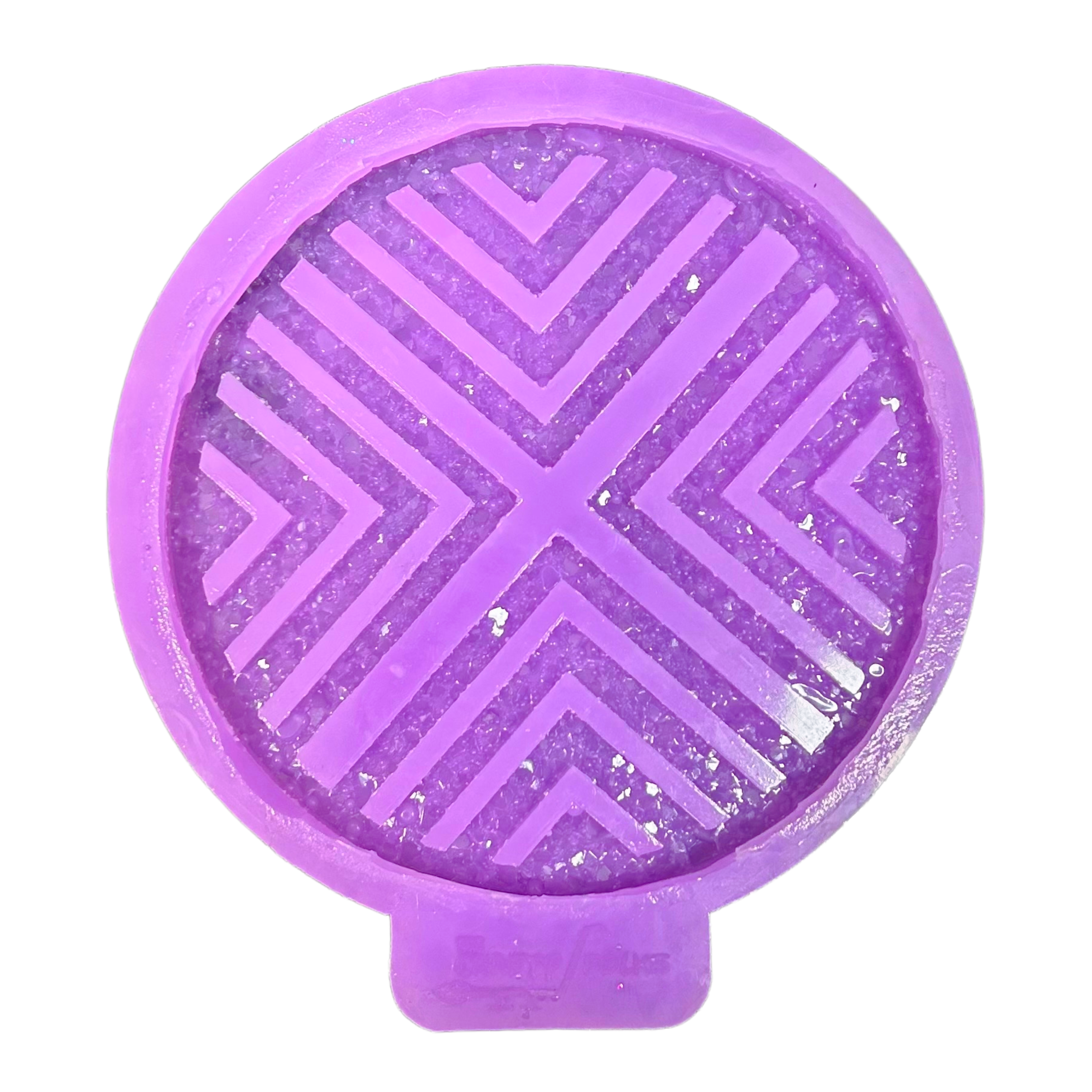 3D Round Geometric Coaster Mould