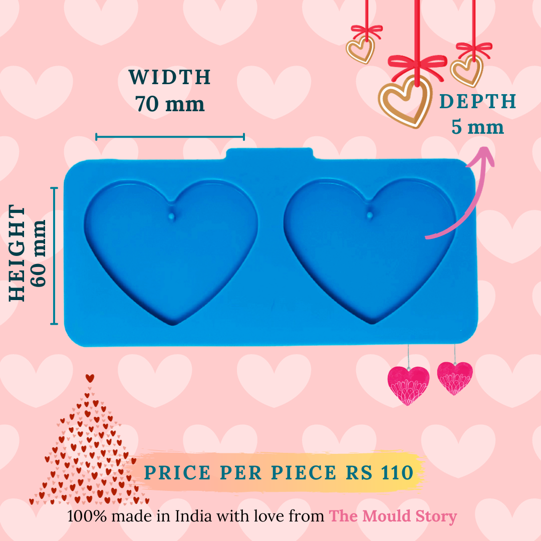 Heart Shaped Christmas Ornament/ Hanging Mould - The Mould Story