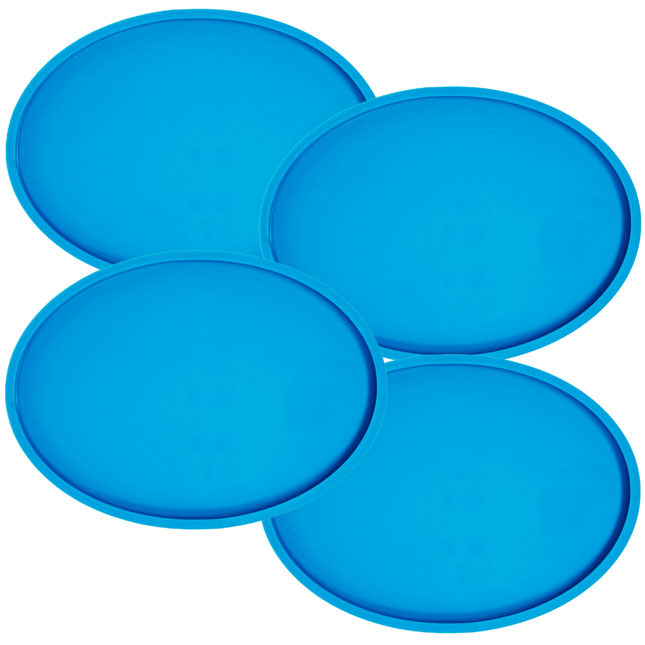 Oval Coaster Mould Pack of 4 - The Mould Story