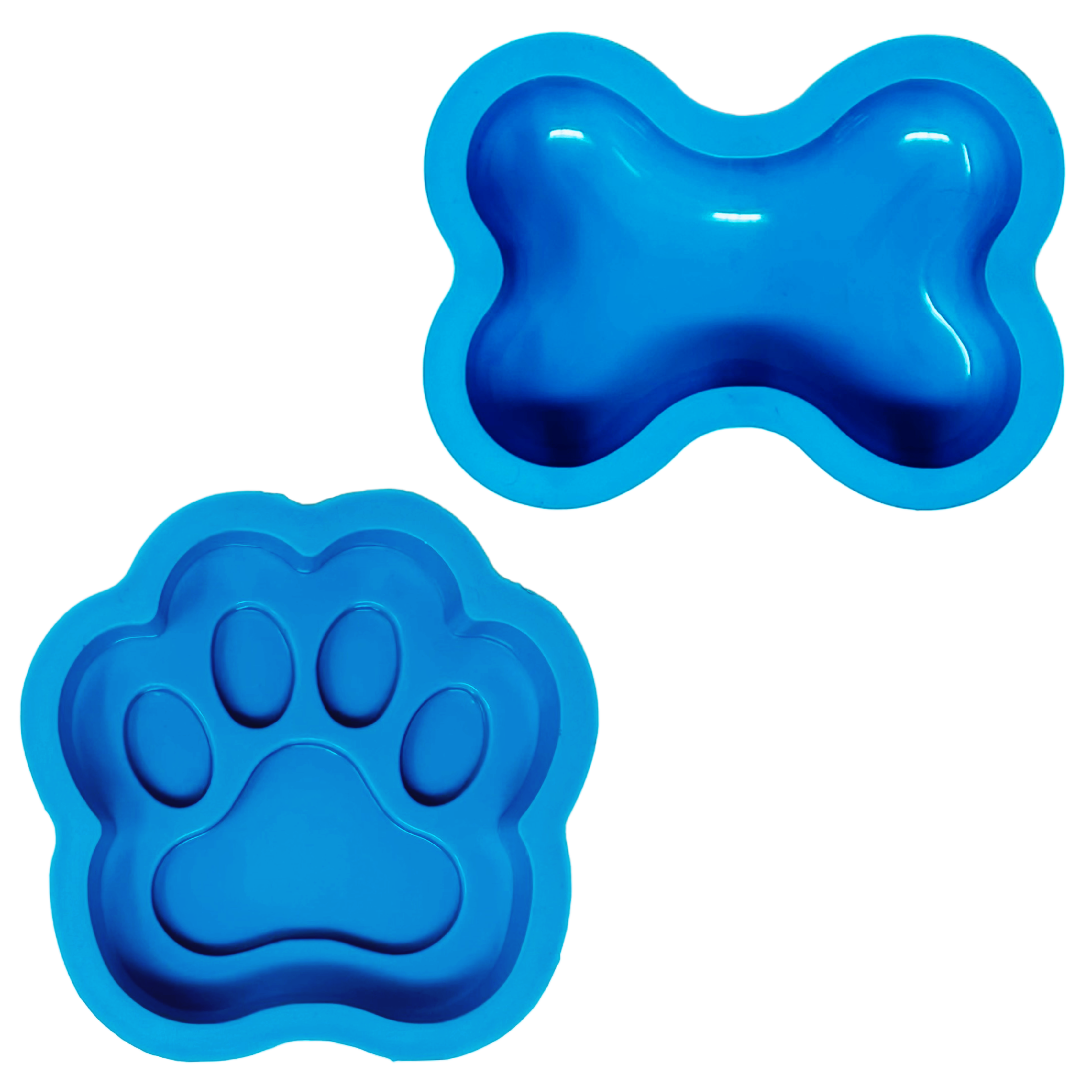 Dog Bone Mould And Paw Mould Pack