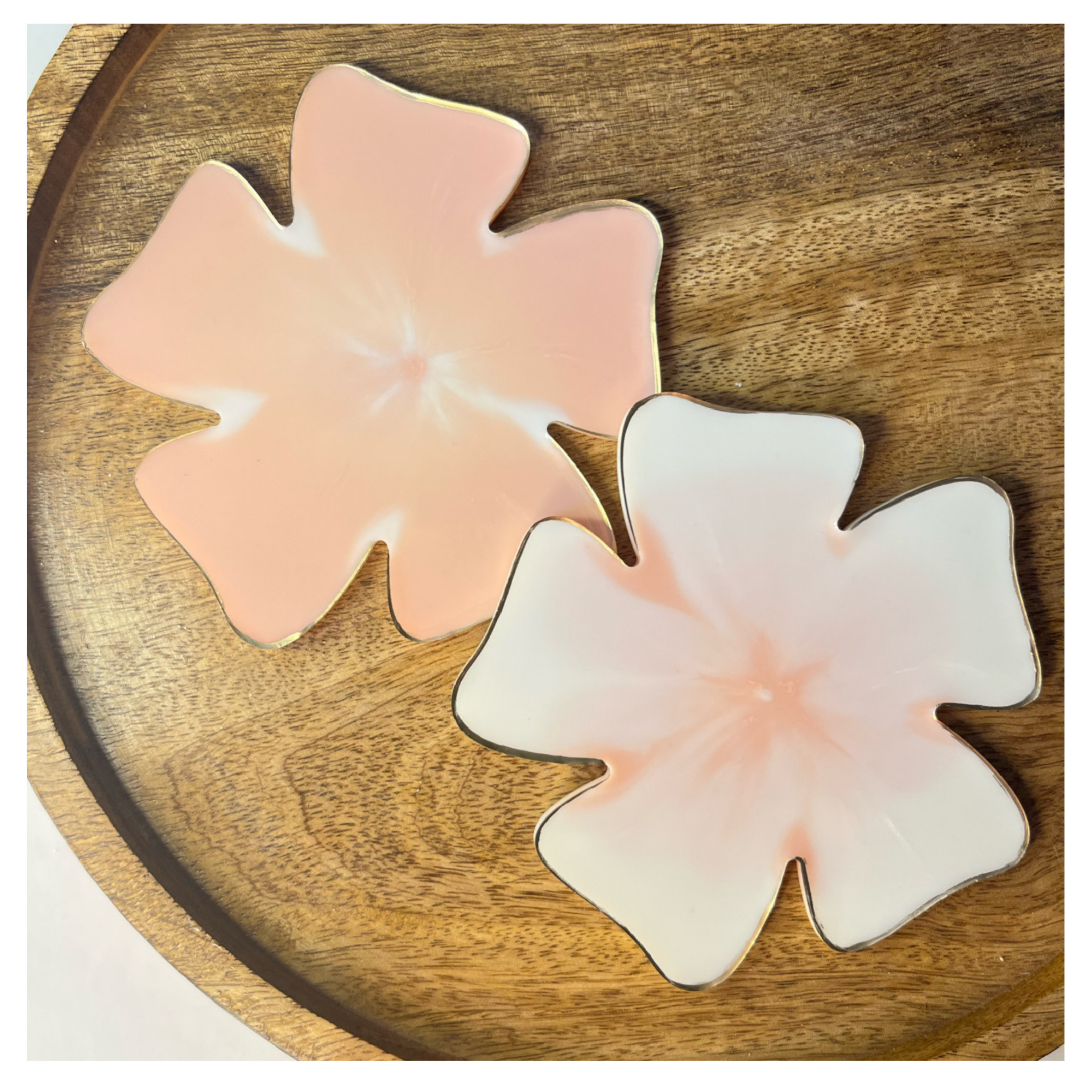 4 Inch 5 Petal Flower Coaster Palette - The Mould Story