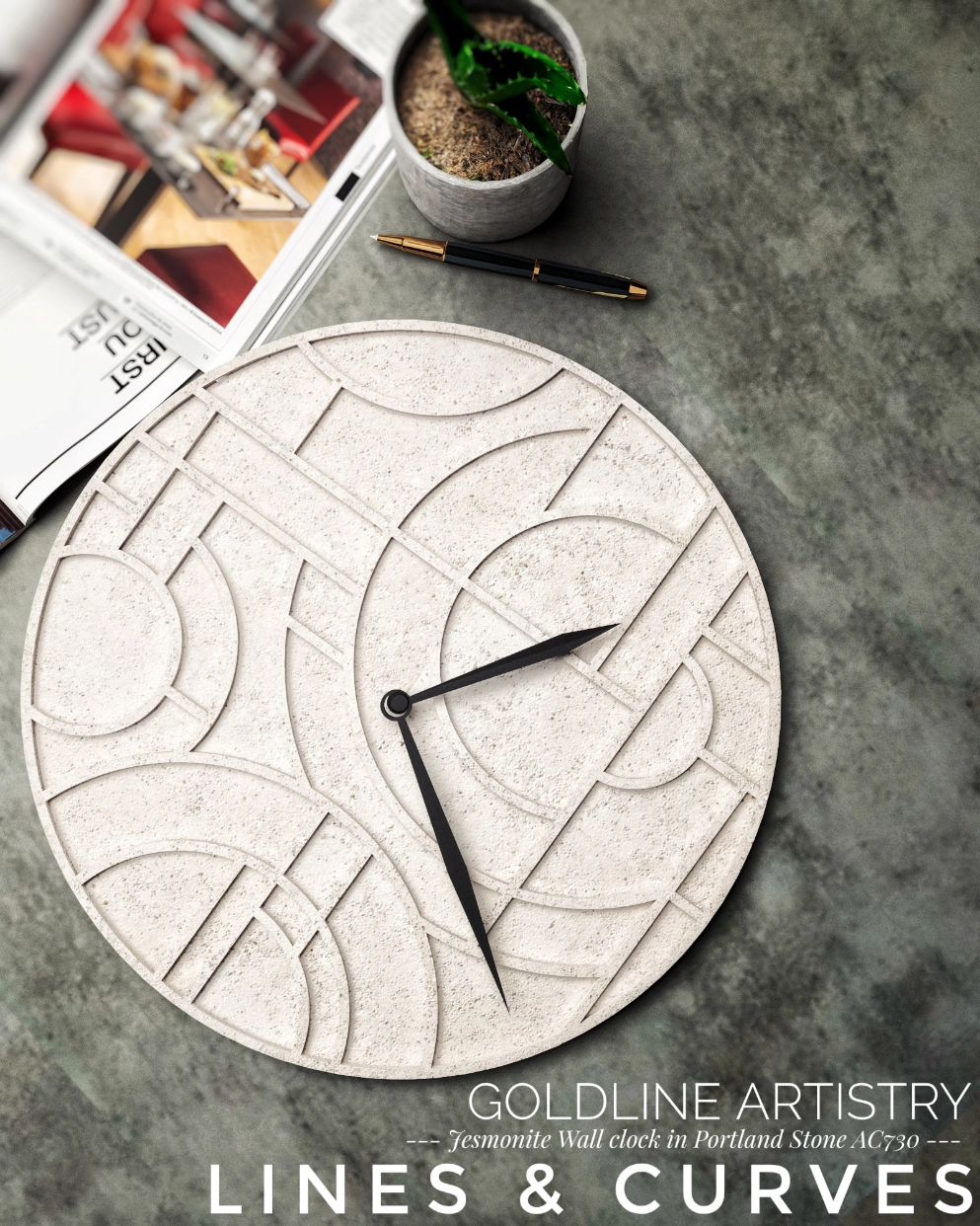 12 Inch Round Geometric Tray Mould