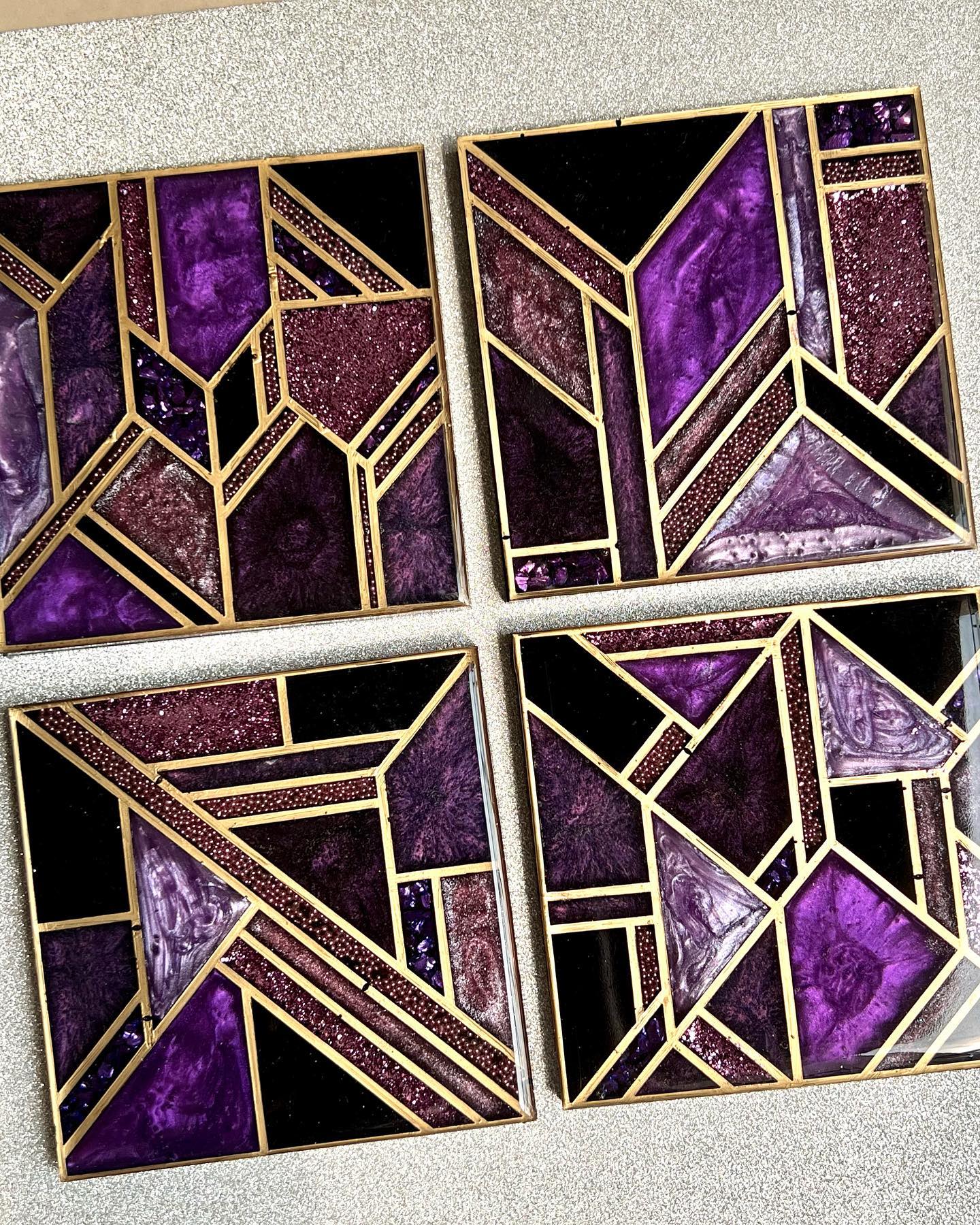 Deco Square Mosaic Coaster Mould - 3