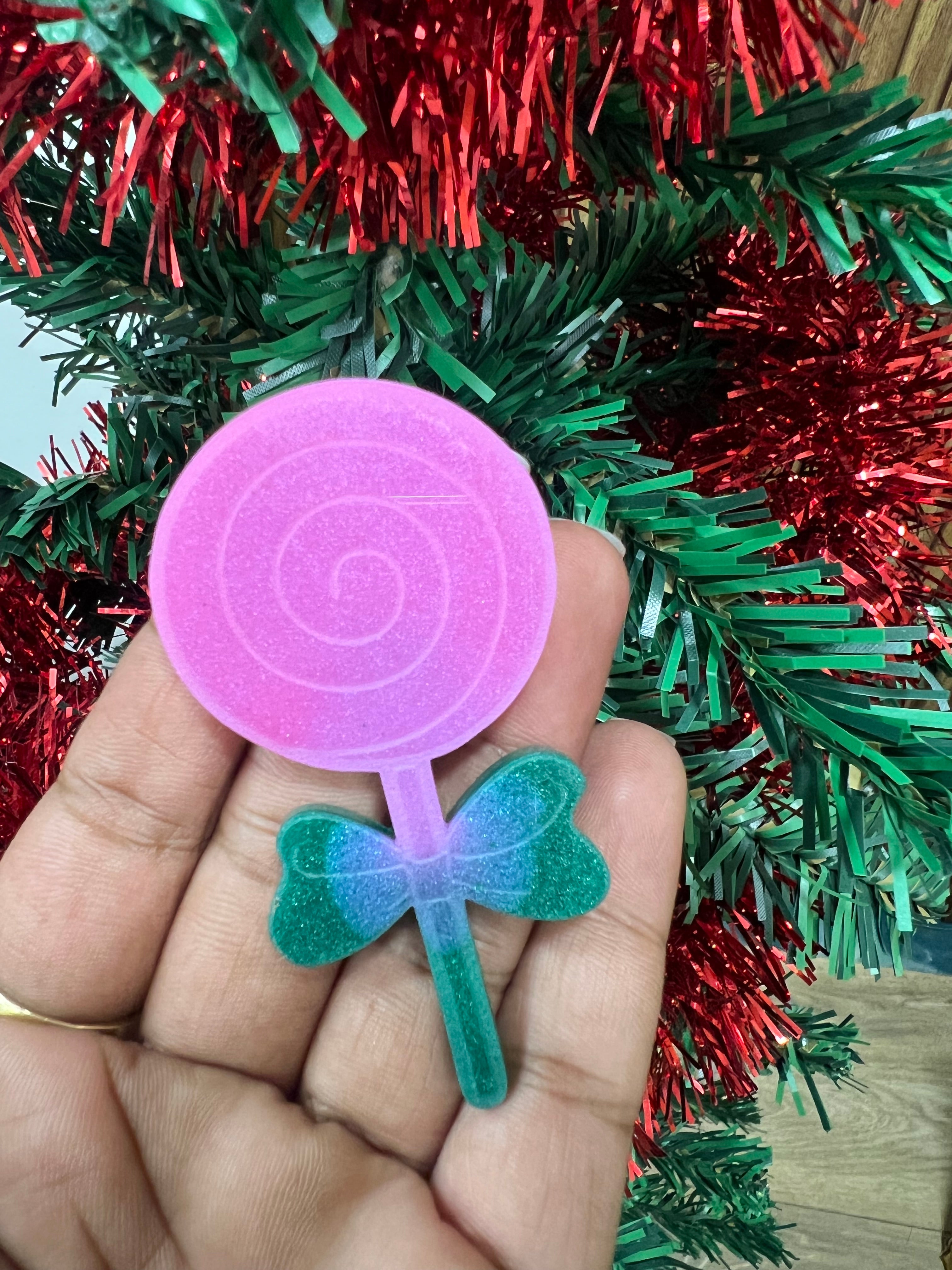 Candy Lollipop Christmas Mould