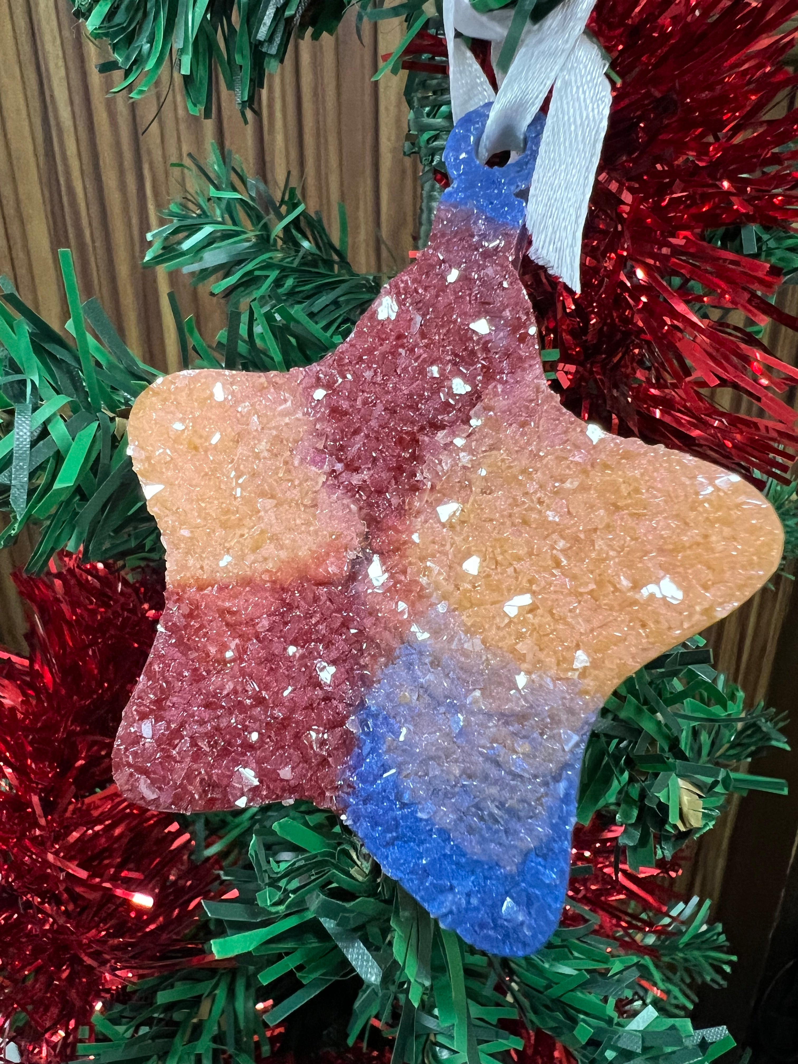 Star Druzy Christmas Ornament Mould