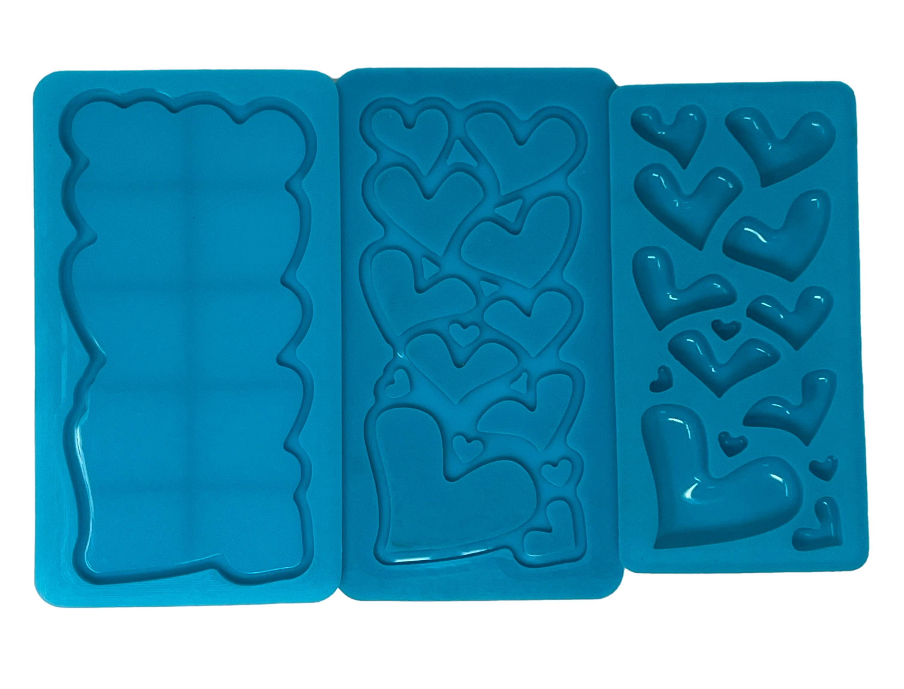 Hearts Frame and Base Mould Set - The Mould Story